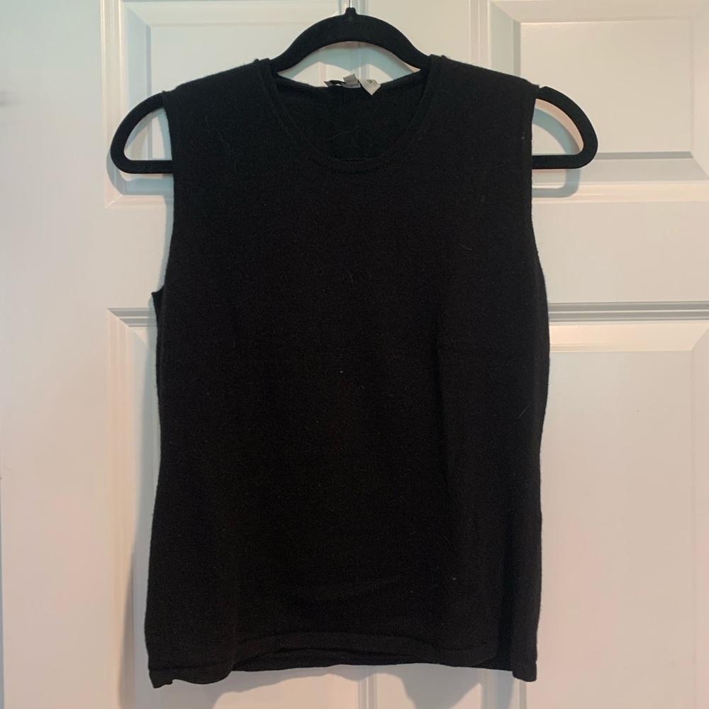 Barbara Lohmann Black Sleeveless Sweater